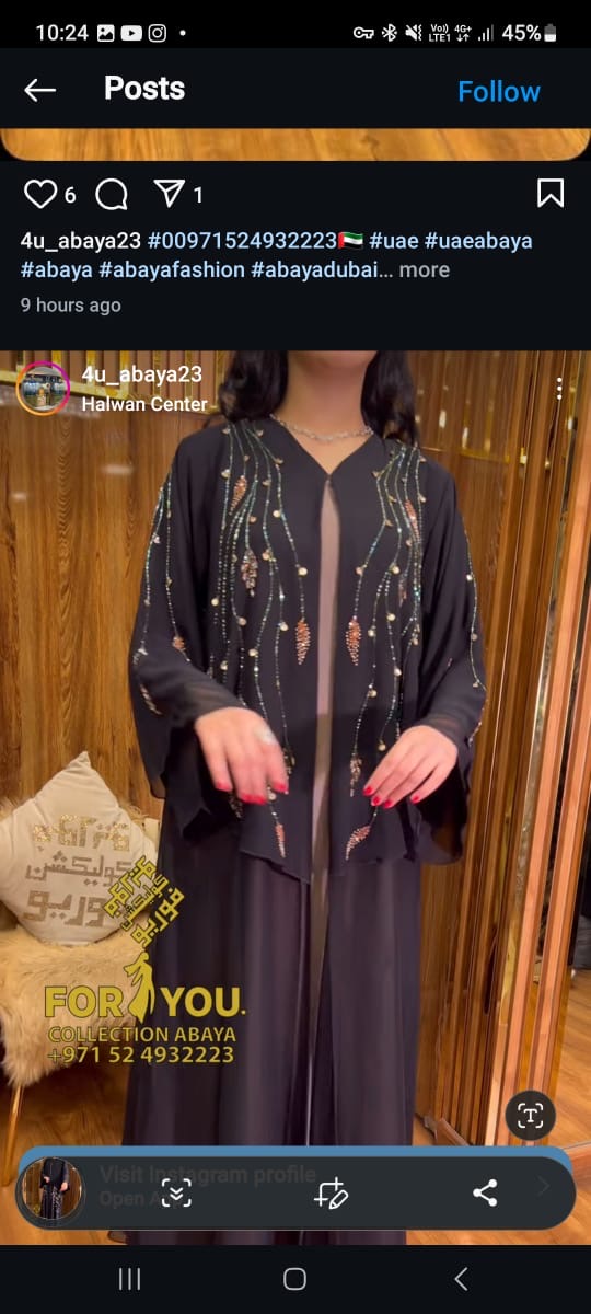 Modern design abaya