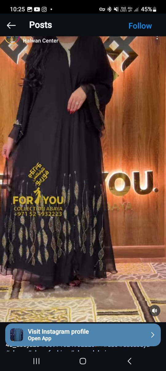 Modern design abaya