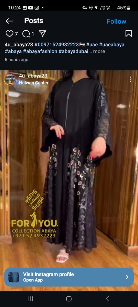 Modern design abaya
