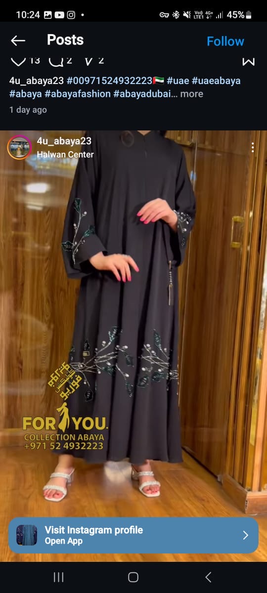 Modern design abaya
